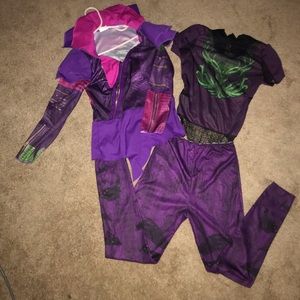 Descendants Mal Costume Size 5/6-6/7